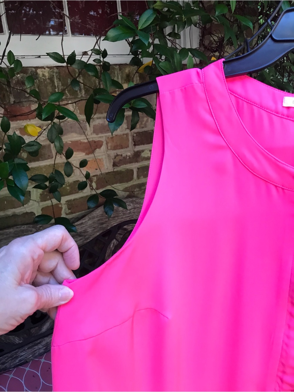 Gibson Latimer- PINK ZIP FRONT DRESS- Size 2X- EUC - Picture 3 of 6